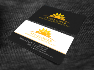 Diseño de Tarjeta de Presentación por Graphic Flame para Sunflower Psychological Services, LLC | Diseño: #15242620