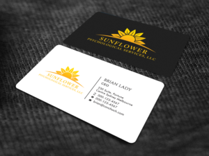Diseño de Tarjeta de Presentación por Graphic Flame para Sunflower Psychological Services, LLC | Diseño: #15242655