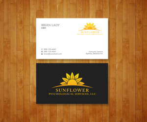 Diseño de Tarjeta de Presentación por Graphic Flame para Sunflower Psychological Services, LLC | Diseño: #15242713