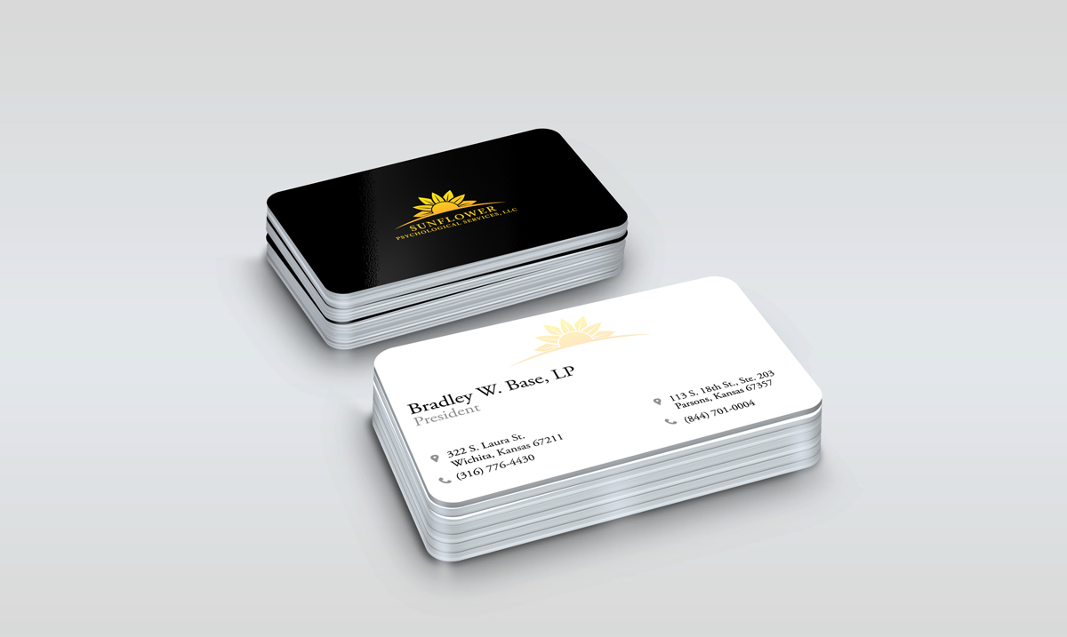 Diseño de Tarjeta de Presentación por Mahmoud Nasr  para Sunflower Psychological Services, LLC | Diseño #15215372