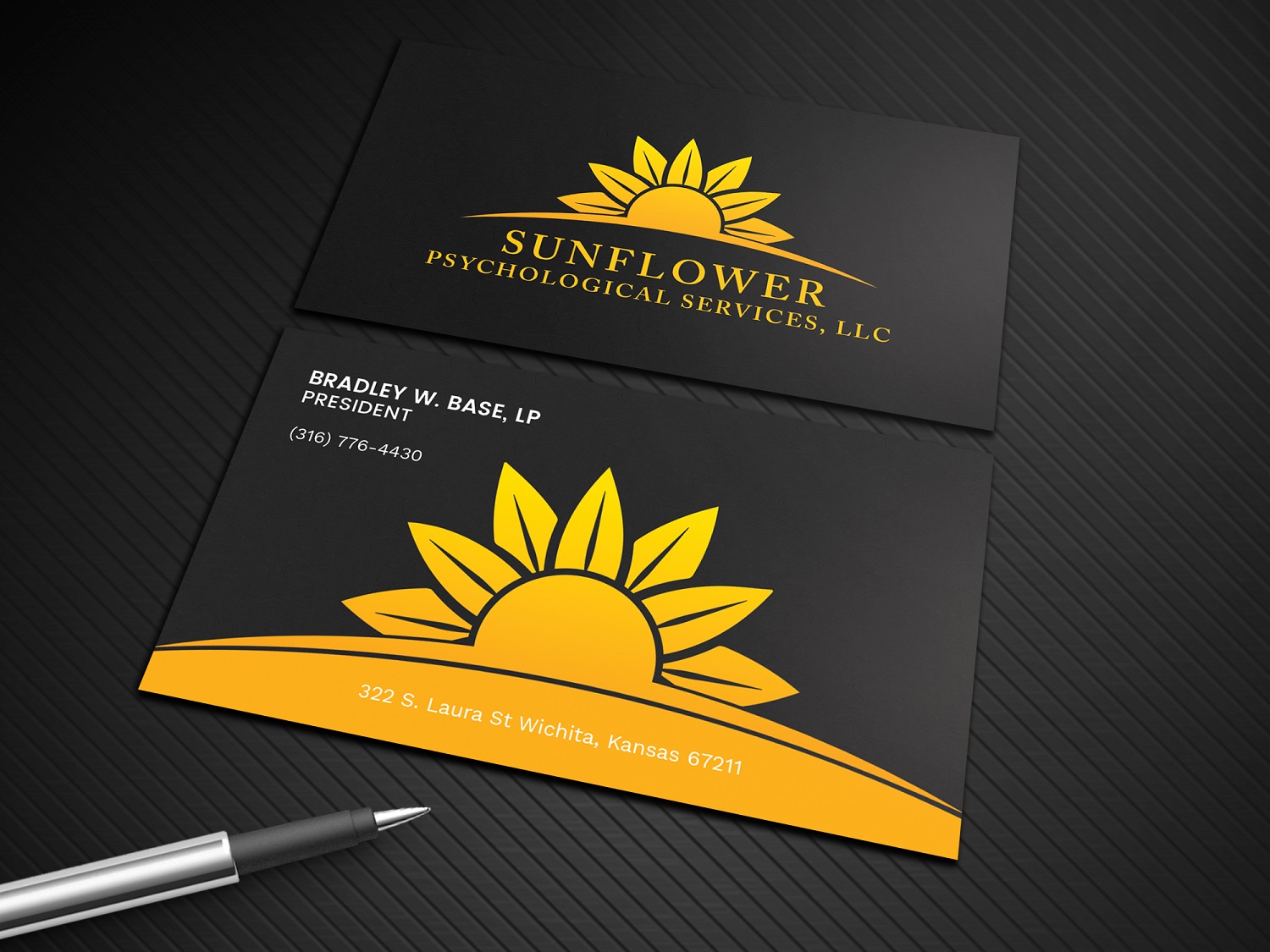 Diseño de Tarjeta de Presentación por Tripti Ranjan Gain para Sunflower Psychological Services, LLC | Diseño #15216053