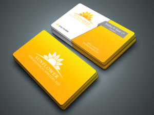 Diseño de Tarjeta de Presentación por zahidrabby.bigc para Sunflower Psychological Services, LLC | Diseño #15215055