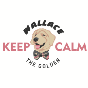 @wallacethegolden tshirt for Golden Retriever on Instagram with 60K followers | Diseño de Camiseta por Zhor Signatures