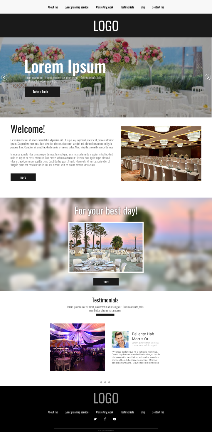 Web-Design von lionx für Walker Event Management | Design #15225195