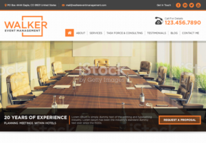 Web Design by AJ3664 for Walker Event Management | Design: #15301857