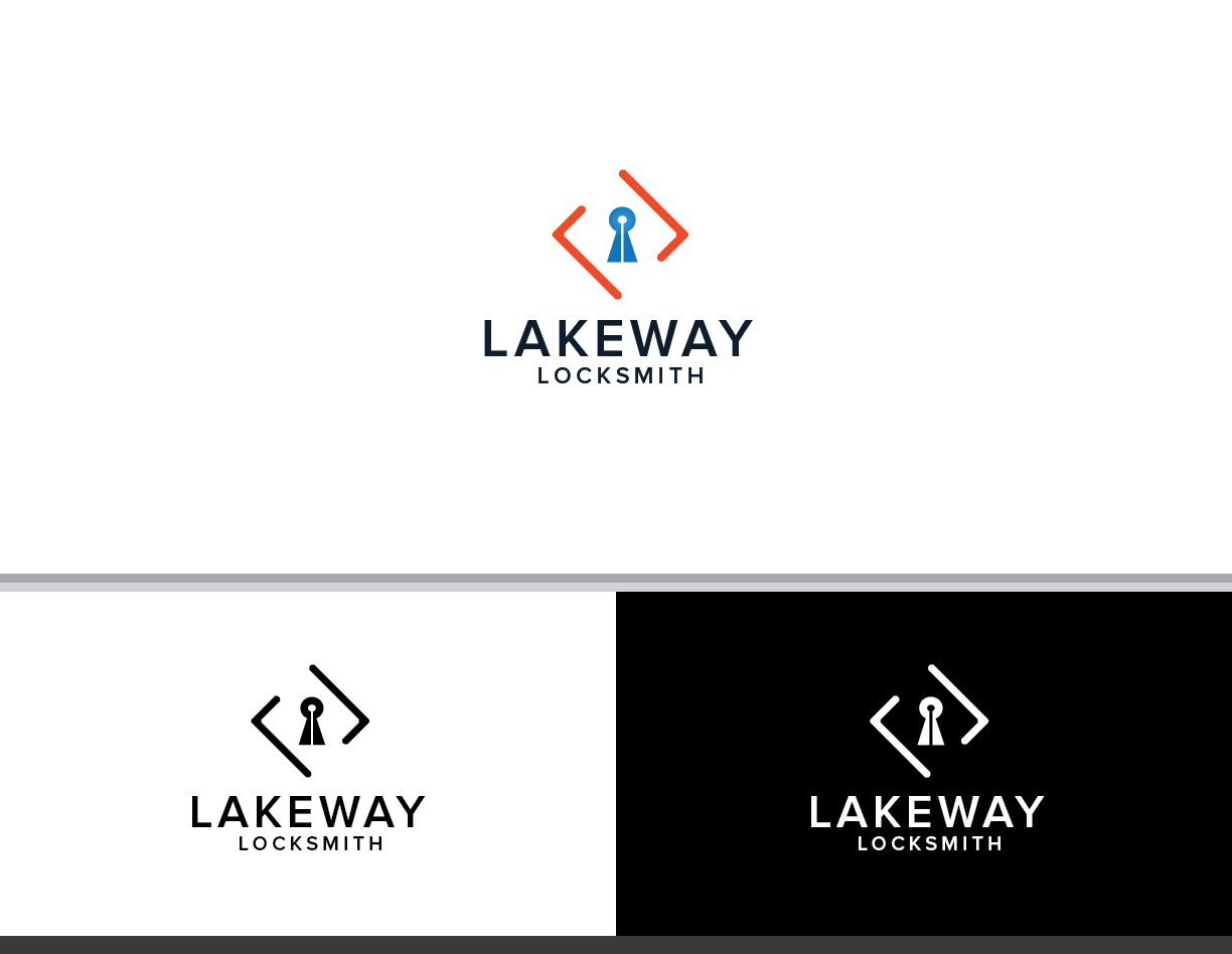 Logo-Design von Knockout für Lakeway Locskmith  | Design #15220974