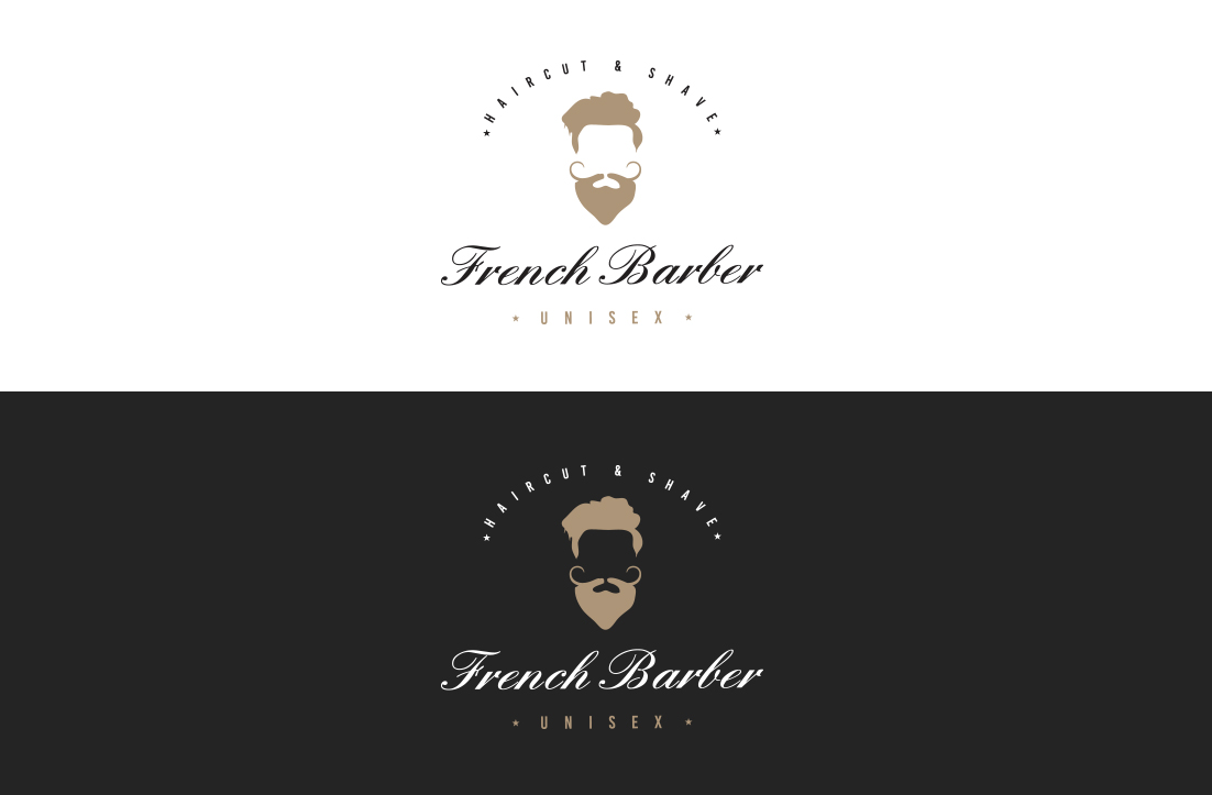 Logo Design by GLDesigns for French Barber  | Design #15259431