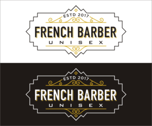 Logo Design by Rox Art Design for French Barber  | Design: #15268271