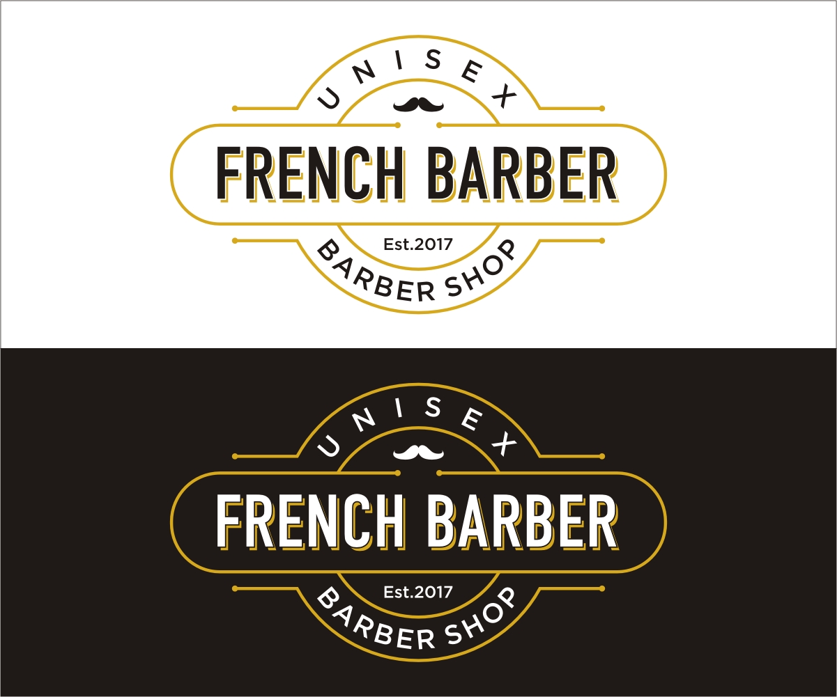 Logo Design by Rox Art Design for French Barber  | Design #15268408