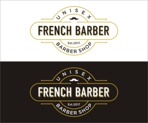 Logo Design by Rox Art Design for French Barber  | Design: #15268408