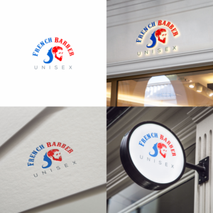 Logo Design by Optimistic_Studio for French Barber  | Design: #15336584