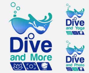 Logo Design by emdeee for Dive And More LLC | Design: #15239794