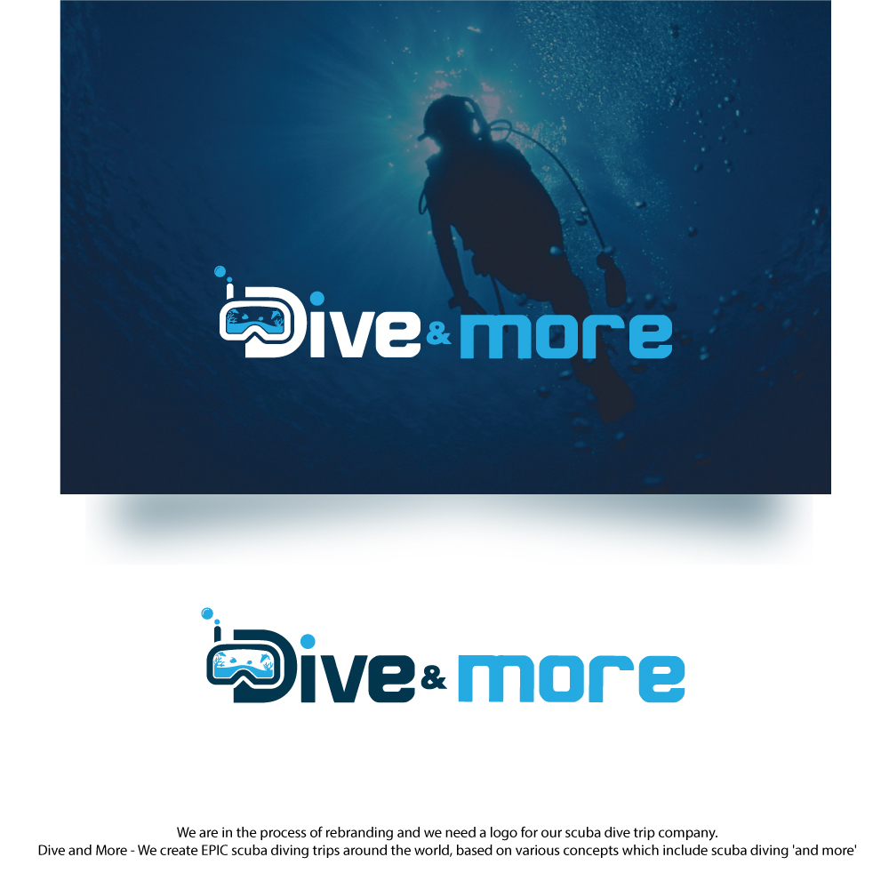Logo Design by ecorokerz for Dive And More LLC | Design #15233987