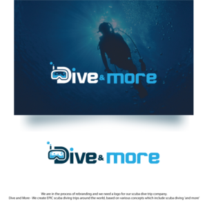 Logo Design by ecorokerz for Dive And More LLC | Design: #15233987