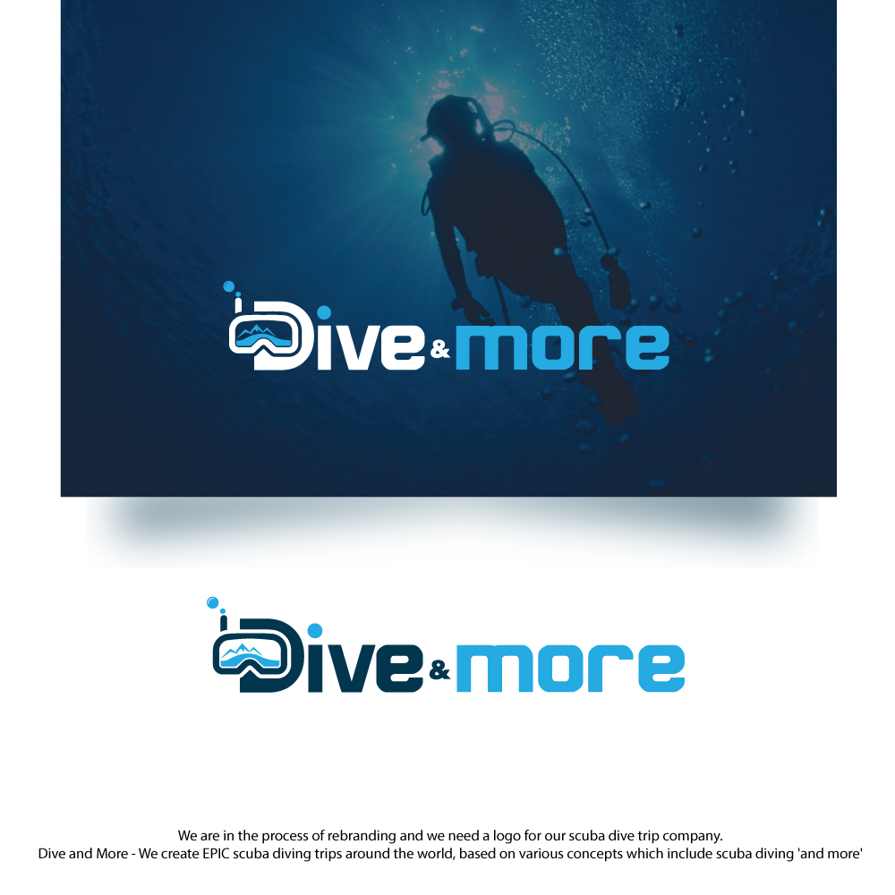 Logo Design by ecorokerz for Dive And More LLC | Design #15234815