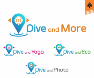 Logo Design by ace_art™ for Dive And More LLC | Design: #15227576