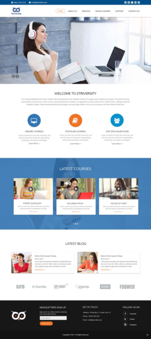 Web Design by pb for this project | Design: #15230040