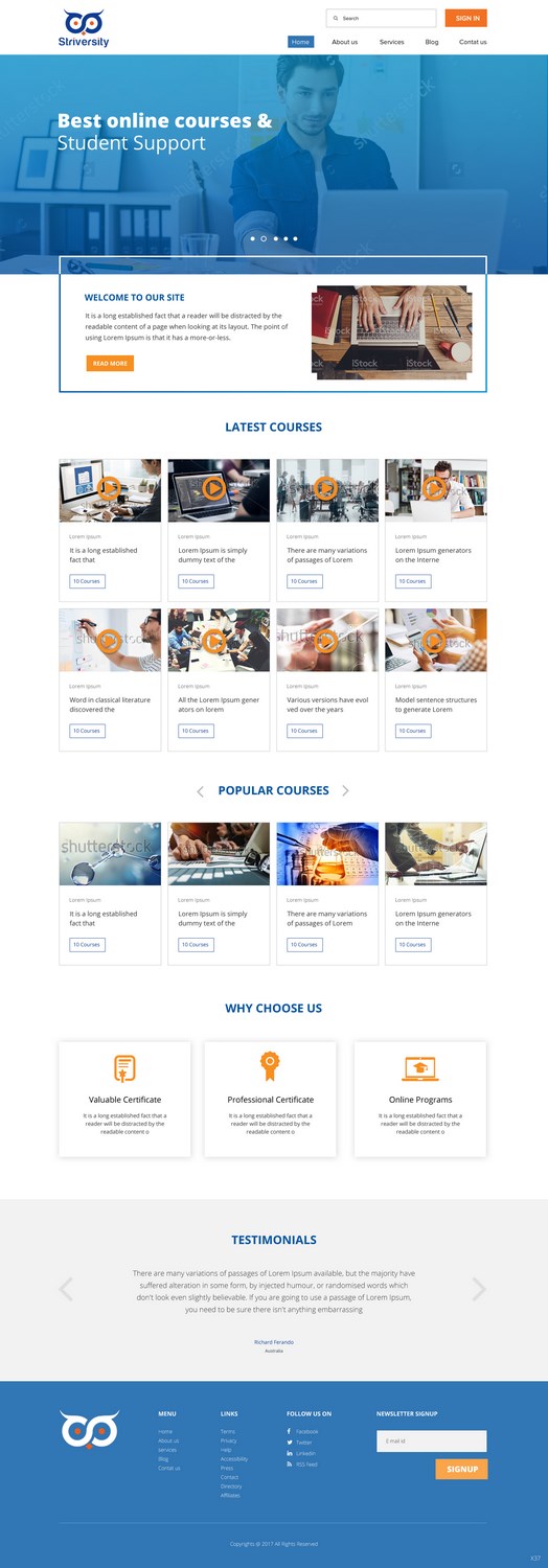 Web Design by pb for this project | Design #15237253