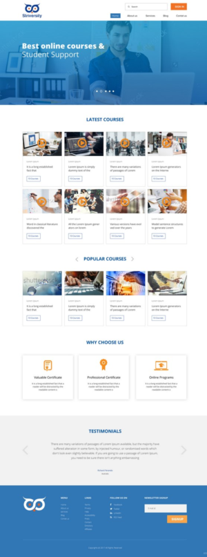 Web Design by pb for this project | Design: #15306175