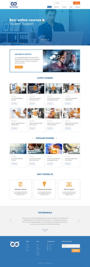 Web Design by pb for this project | Design: #15306177