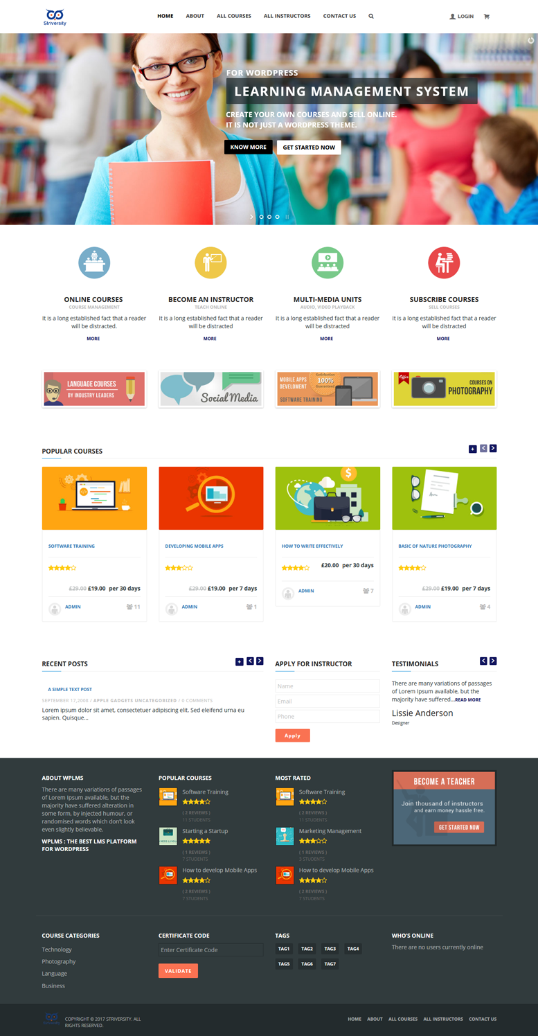 Professional, Serious, Computer Training Web Design for a Company by ...