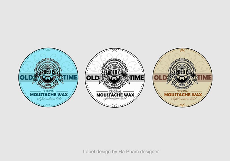 Diseño de Etiqueta por Hana para The Bearded Chap | Diseño #2573774