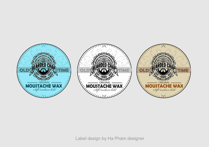 Label Design by Hana for The Bearded Chap | Design #2573781