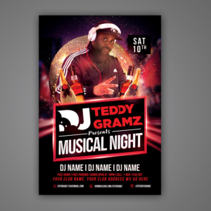 Flyer Design by Mariyam Khan for DJ Teddy Gramz | Design: #15239119