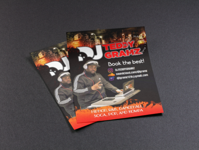 Diseño de Flyer por citygirl17 para DJ Teddy Gramz | Diseño #15232730