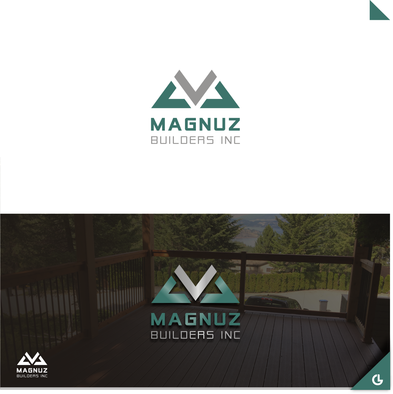 Logo Design by R!CKY for Magnuz Builders, Inc.  | Design #15303062