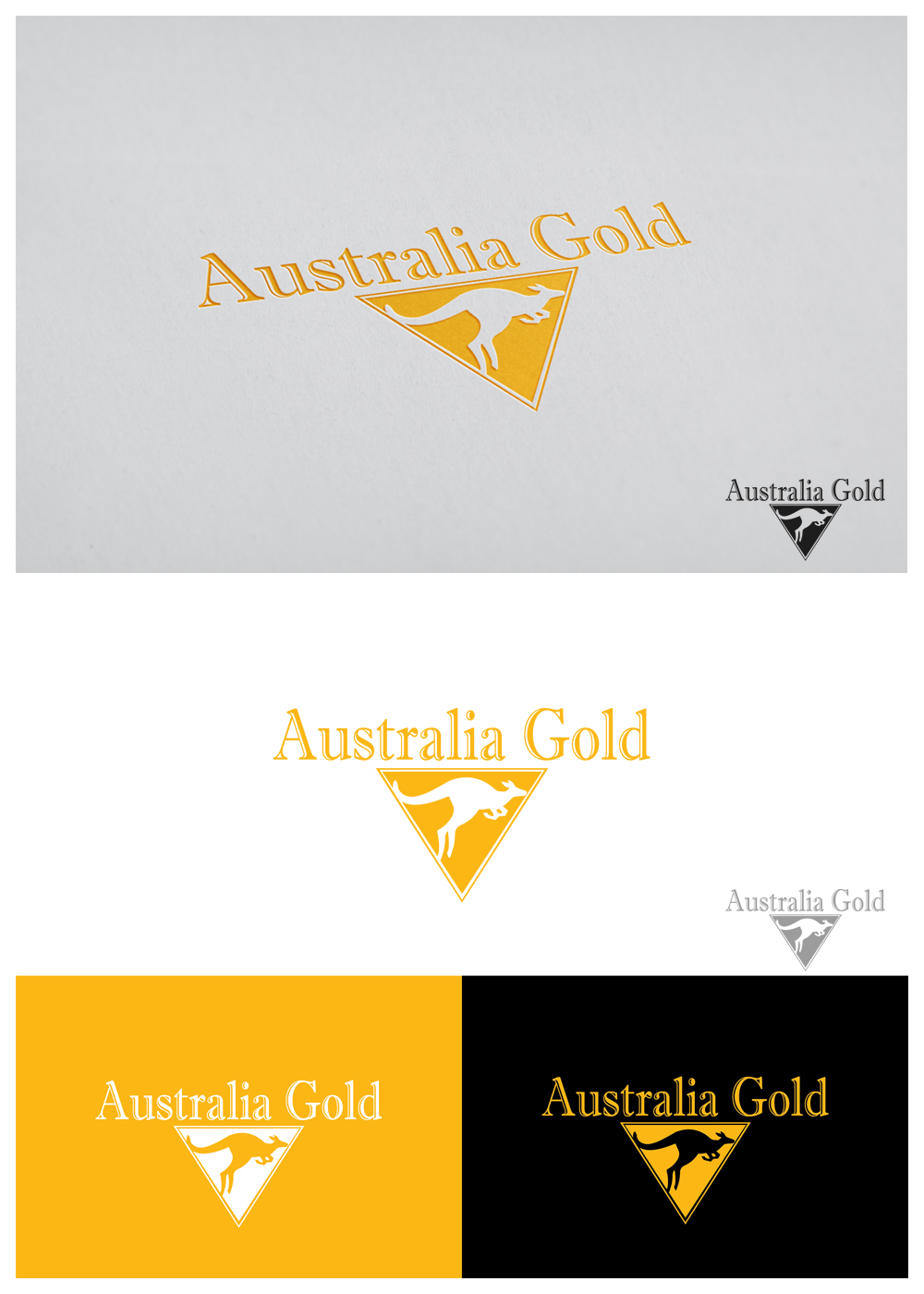 Logo Design by goranvisnjic82 for Australia Gold | Design #15261130