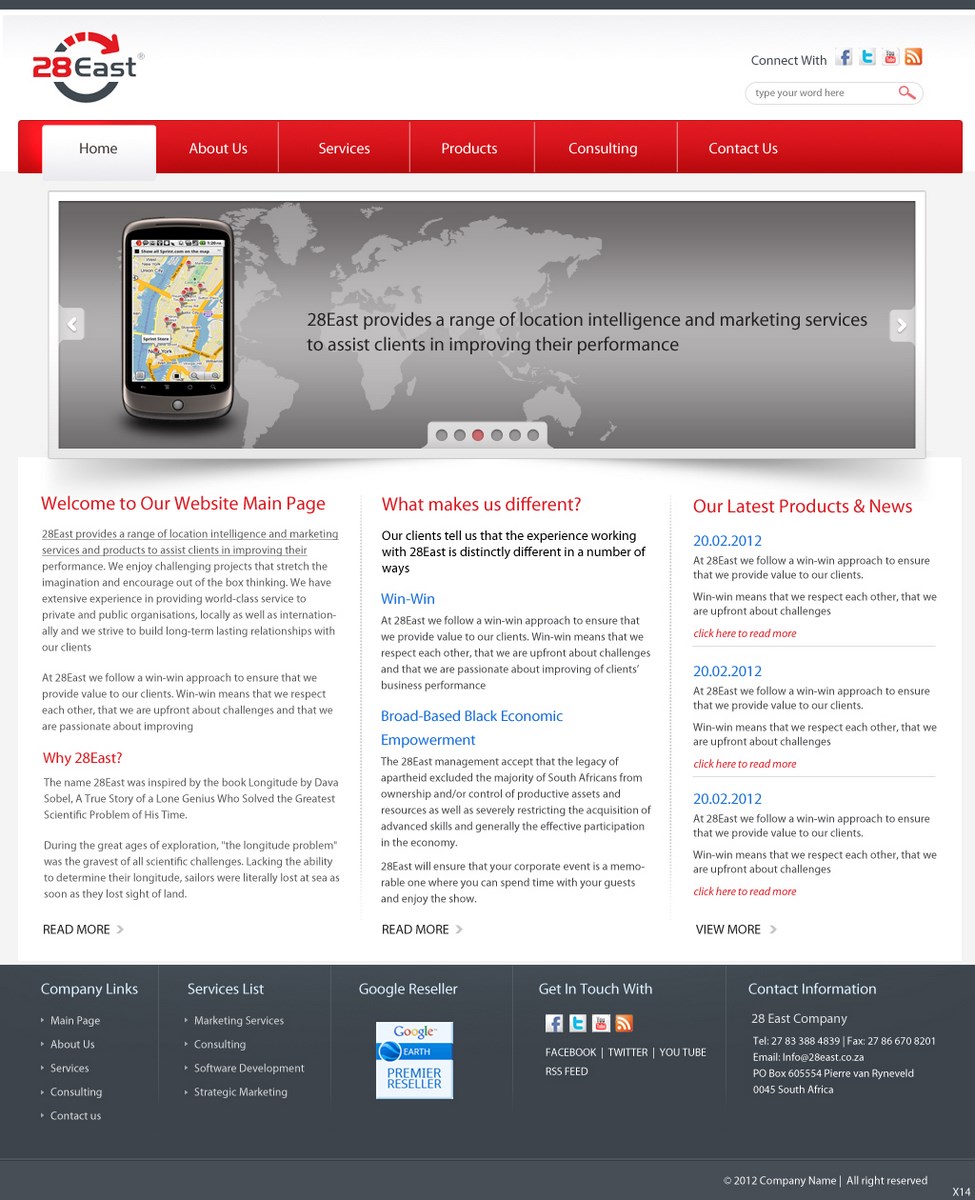 Web Design by pb for this project | Design: #649349