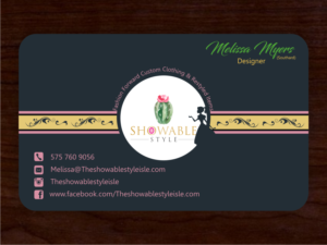 Business Card Design by Blueberry for The Showable Style Isle | Design: #15237576