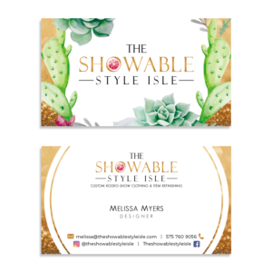 Business Card Design by Ana White for The Showable Style Isle | Design: #15232562