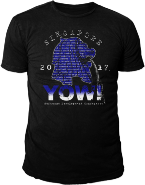 Design Fun T-Shirt for Software Development Conference - YOW! Singapore 2017 | T-Shirt-Design von BABLEO