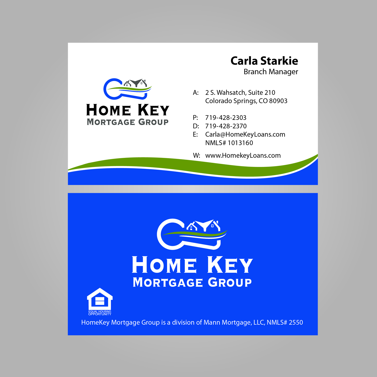 Diseño de Tarjeta de Presentación por MTu para Home Key Mortgage Group | Diseño #15233522