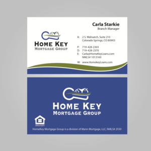Business Card Design by MTu for Home Key Mortgage Group | Design: #15233522