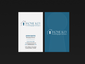 Business Card Design by Creations Box 2015 for Home Key Mortgage Group | Design: #15238404