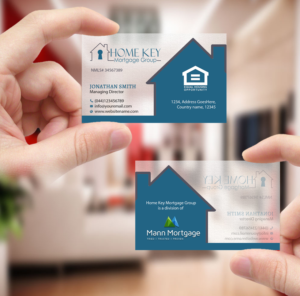 Design de Carte de Visite par Creations Box 2015 pour Home Key Mortgage Group | Design : #15242315