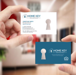 Design de Carte de Visite par Creations Box 2015 pour Home Key Mortgage Group | Design : #15253480
