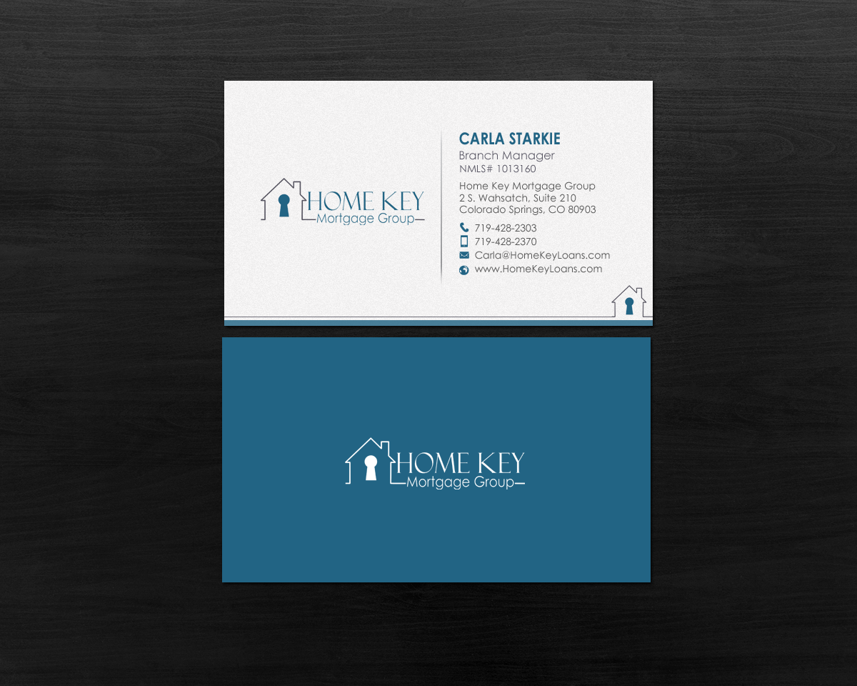 Business Card Design by chandrayaan.creative for Home Key Mortgage Group | Design #15236809