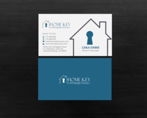 Business Card Design by chandrayaan.creative for Home Key Mortgage Group | Design: #15236810