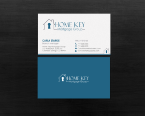 Business Card Design by chandrayaan.creative for Home Key Mortgage Group | Design: #15236899