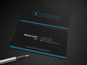 Business Card Design by Graphic Flame for Home Key Mortgage Group | Design: #15242821