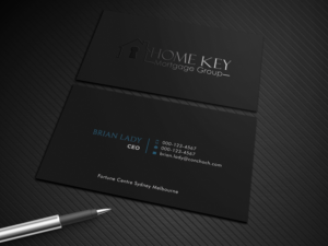 Business Card Design by Graphic Flame for Home Key Mortgage Group | Design: #15242822