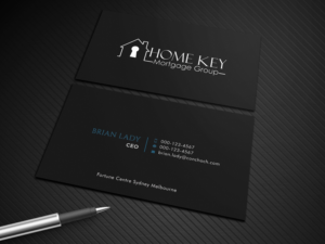 Business Card Design by Graphic Flame for Home Key Mortgage Group | Design: #15242825
