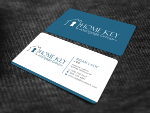 Business Card Design by Graphic Flame for Home Key Mortgage Group | Design: #15242833