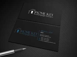 Business Card Design by Graphic Flame for Home Key Mortgage Group | Design: #15242834