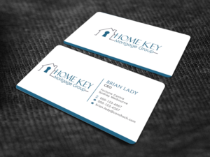 Business Card Design by Graphic Flame for Home Key Mortgage Group | Design: #15242837