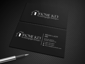 Business Card Design by Graphic Flame for Home Key Mortgage Group | Design: #15242844